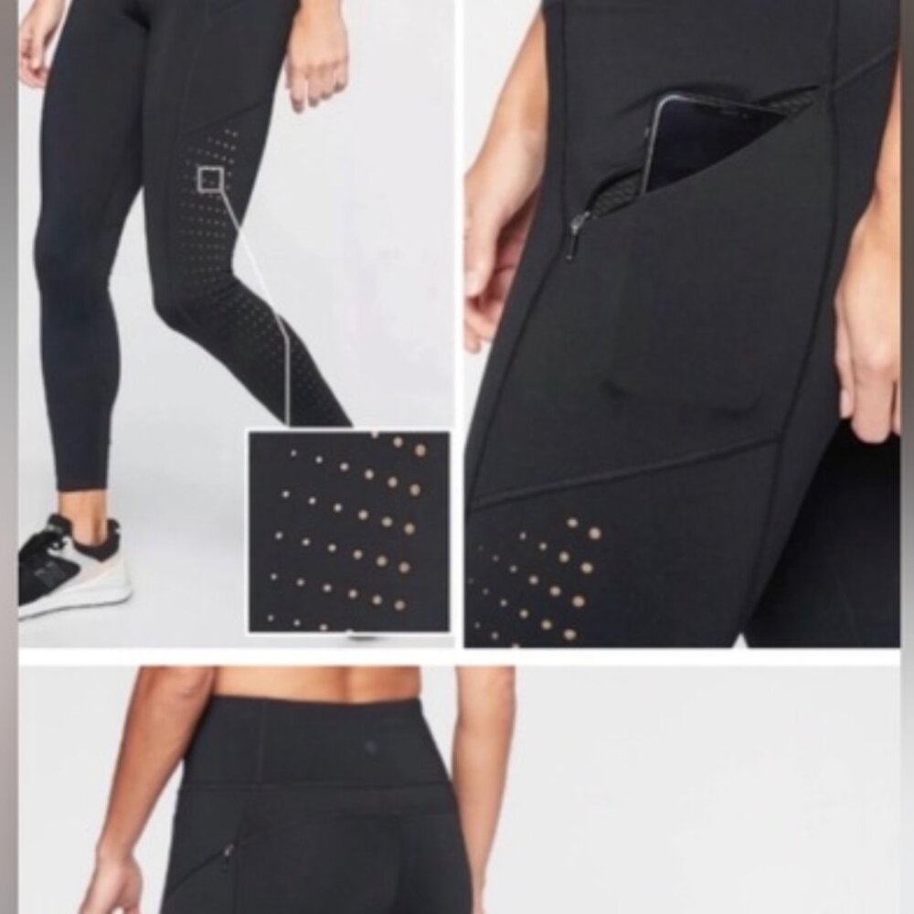 Athlete Laser cut Contender 7/8 Tights with pockets size xs